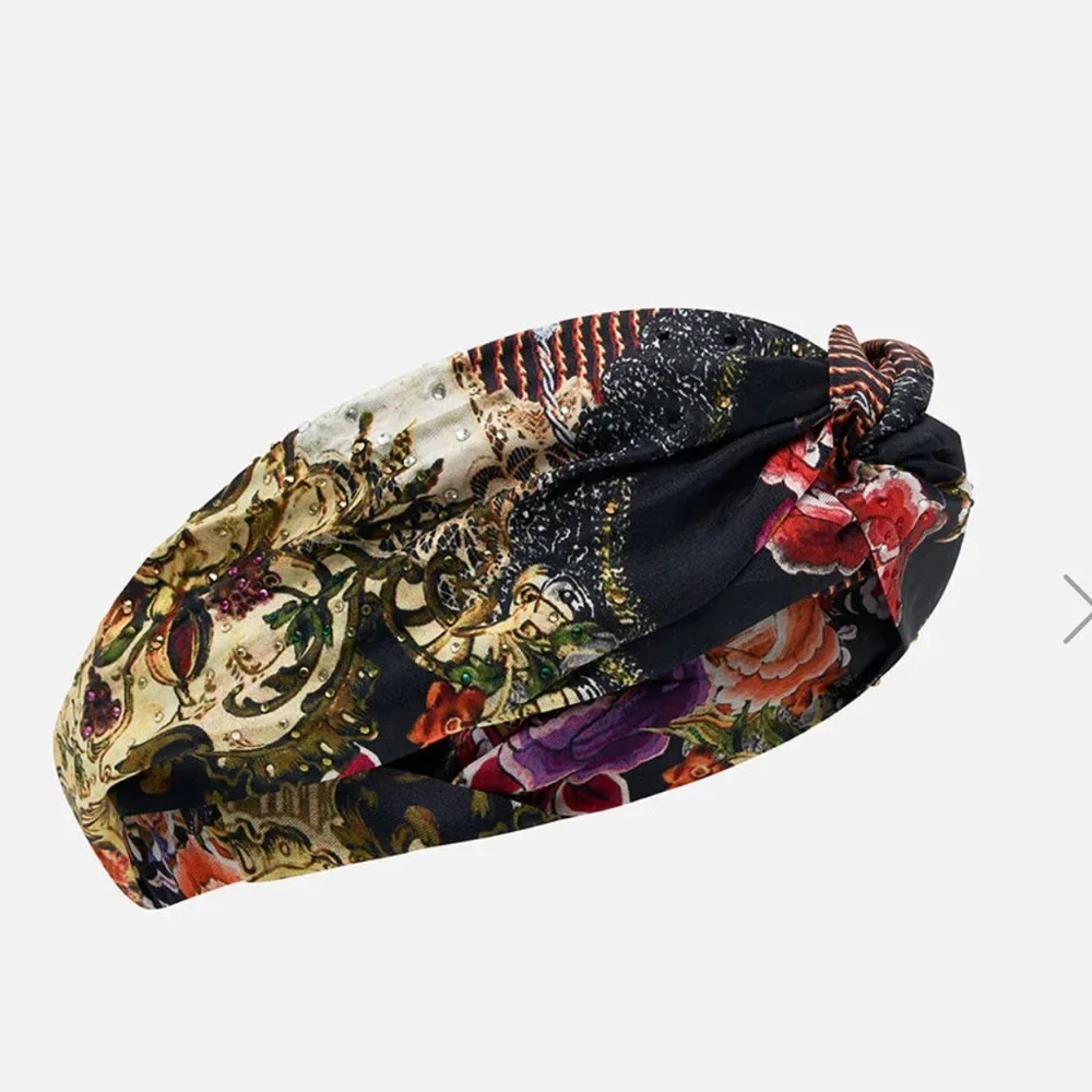 CAMILLA *Dance With Duende* silk twist boho headband